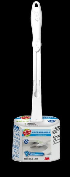 3M百利替換式易淨馬桶刷底座組(刷頭無清潔劑)