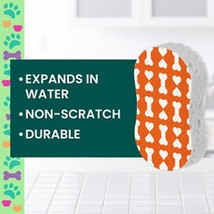 Scotch-Brite® Dog Pop Up Sponge, COMP-DOG-P25, B+ Image 01