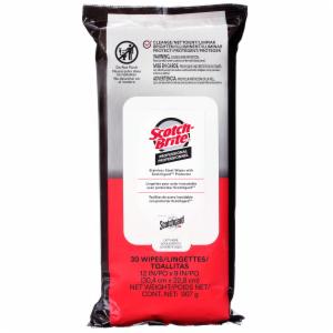 Scotch-Brite Stainless Steel Wipes with Scotchgard Protector, 30/Pack, 6 Packs/Caseimage