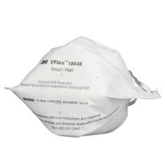 3M™ VFlex™ Health Care Particulate Respirator and Surgical Mask 1804S, N95 Small