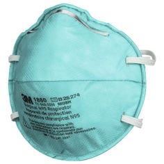 3M™ Health Care Particulate Respirator and Surgical Mask 1860, N95