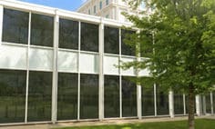 Ceramic Architectural VLT 45 BWF Tint Simulator Commercial Exterior Image