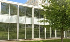 Neutral VLT 20 BWF Tint Simulator Commercial Exterior Image