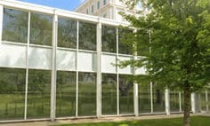 Night Vision VLT 25 BWF Tint Simulator Commercial Exterior Image