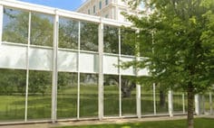 Traditional Series Silver VLT 15 EX BWF Tint Simulator Commercial Exterior Image