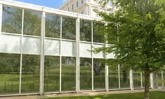 Traditional Series Silver VLT 35 EX BWF Tint Simulator Commercial Exterior Image