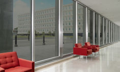 Window Film Ultra Night Vision 25 Commercial Tint Simulator Interior Image