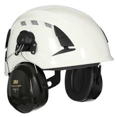 3M™ PELTOR™ Optime™ 101 Earmuffs H7P3E, with Hard Hat