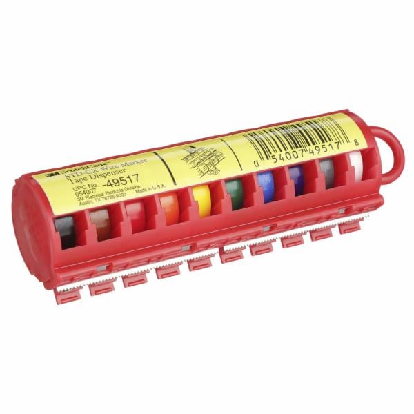 ™ ScotchCode Wire Marker Tape Dispenser with Tape STD-CX