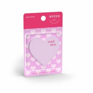 Post-it List Notes NTDV26-HRT-1, Light Pink, 3 x 2.9 in (76 mm x 73 mm), 100 sheet, 100% PEFC, SGSCH-PEFC-COC-110078image