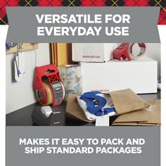 Scotch™ packaging tape bplus versatility image, perfect for lightweight items
