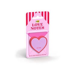 Post-it® Heart Note SVAL26-HN-5,  left
