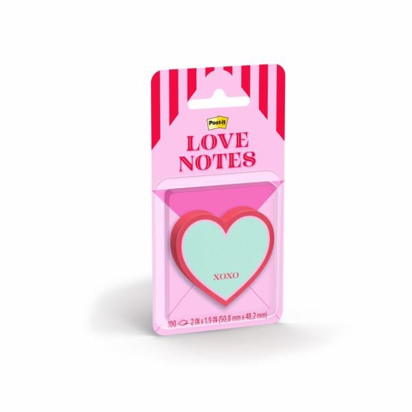 Post-it Heart Note SVAL26-HN-8