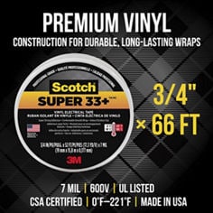 Scotch Vinyl Electrical Tape Super 33+ | 3M United States