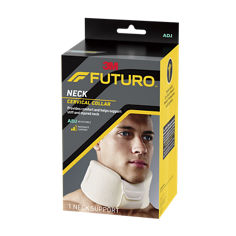 In Package rightside image of FUTURO™ Neck Cervical Collar Adjustable, catalog ID 09027ENR.
