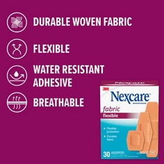 Nexcare™ Flexible Fabric Bandages 665-30PB, B +, Image 2, Features