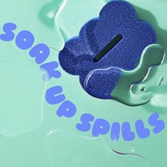 BRiTE by Scotch-Brite® Scrub & Wipe Scrubber & Stand, B+ Image 03