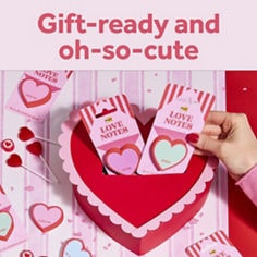 Post-it™ love notes, stick securely and remove cleanly, celebrate valentine's and Galentine's day in style, recyclable notes, Ideal for love notes.