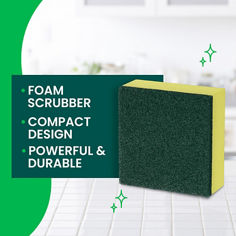 Scotch-Brite Heavy Duty Foam Scrubber, HD1-UR, B+ Image 01