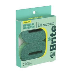 Brite by Scotch-Brite™ Refill Scrubbers BRRF-8, In Pack, Rightside Image