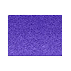 A straight on image of the rectangular Diamond Purple floor pad on a white background