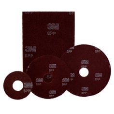 An image of three varying sizes of the surface protection pad and a rectangular pad on a white background