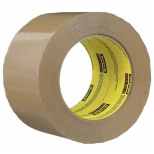Scotch High Tack Box Sealing Tape 373+, Tan, 48 mm x 50 m, 36 Rolls/Caseimage