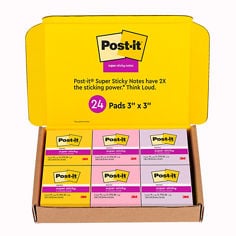 3M™ Post-it® Super Sticky Notes 654-24MXSIOC