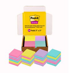 Post-it® Super Sticky Notes 654-24SSMXSIOC