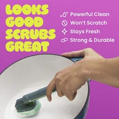 BRiTE® by Scotch-Brite™ Dishwand with Drain + Dry Stand B+ Image 03