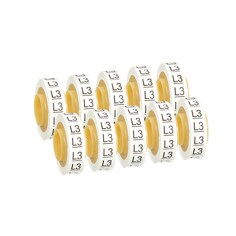 This is a product group image of 3M™ ScotchCode™ Wire Marker Tape Refill Roll SDR-L3, 50 Rolls/Case, Image 01.