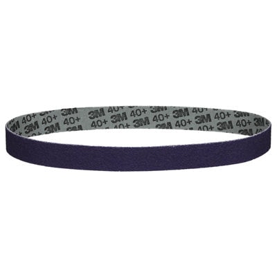 3M™ Cubitron™ 3 Abrasive File Belt 33484, 40+, 3/4 in X 20.5 in (20 mm X 520 mm), 10 Belts/Carton, 5 Cartons/Case
