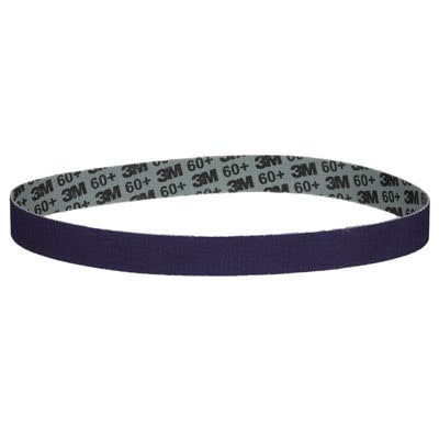 3M™ Cubitron™ 3 Abrasive File Belt 33485, 60+, 3/4 in x 20.5 in (20 mm x 520 mm), 10 Belts/Carton, 5 Cartons/Case