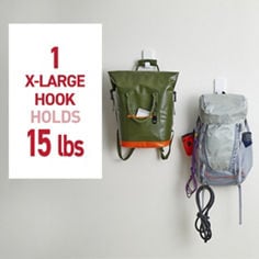 Command™ bplus 17011 English/Spanish xl holds weight , 15lbs X-Large Kooks, Utility Hooks