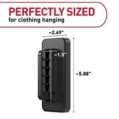 Command™ bplus 17029 es perfectly sized ,  folding clothes hanger