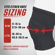 ACE™ Elasto-Preene Knee Support 207527, Red Box, B+, Product Sizing, Small/Medium
