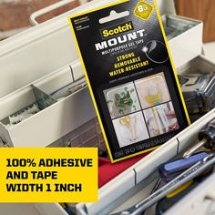 Scotch-Mount™ Multipurpose Gel Tape, Nano Shape, B plus Image 5