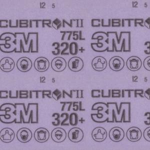 3M™ Cubitron II Hookit Film Sheet 775L, 320+ 3MIL, 3-1/2 in x 7 in image 3M™ Cubitron II Hookit Film Sheet 775L, 320+ 3MIL, 3-1/2 in x 7 inimage