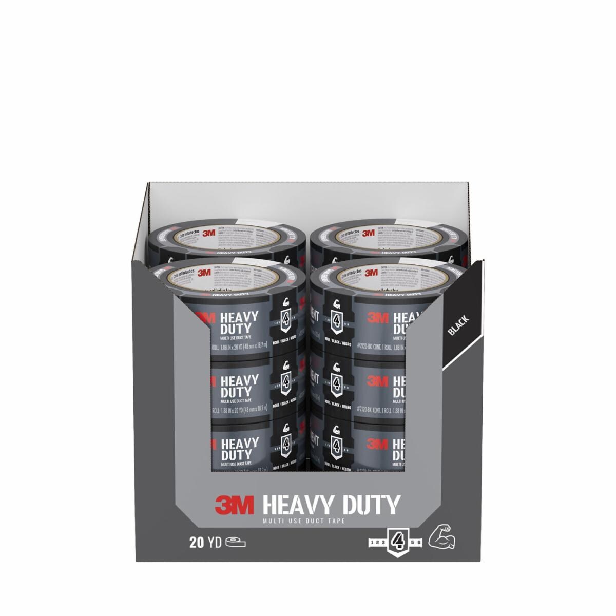 ™ Heavy Duty Duct Tape Black 2120-BK