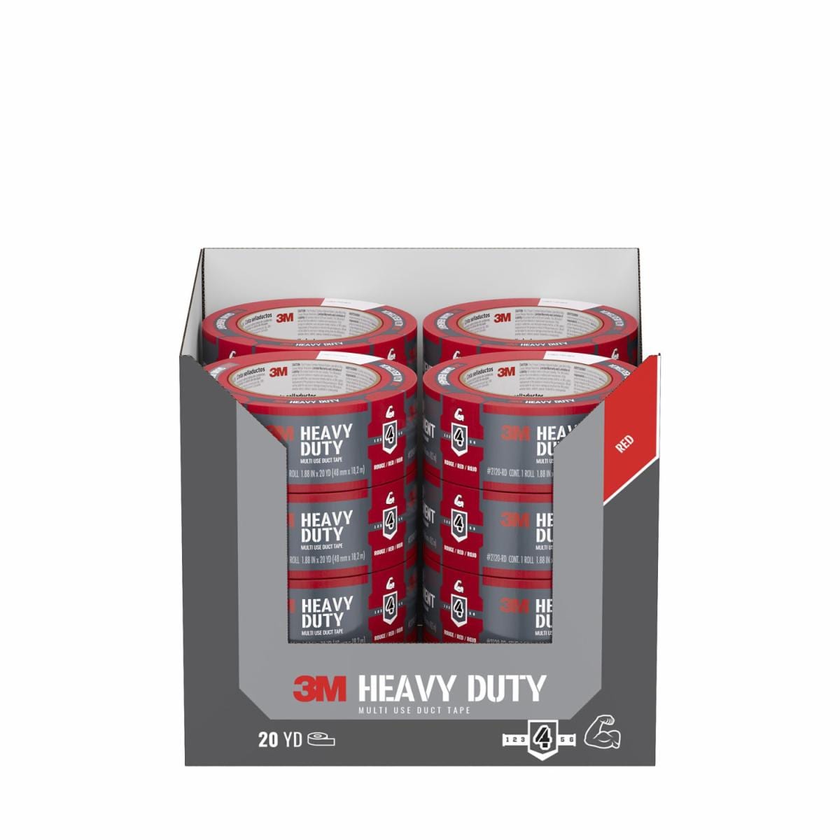 ™ Heavy Duty Duct Tape Red 2120-RD