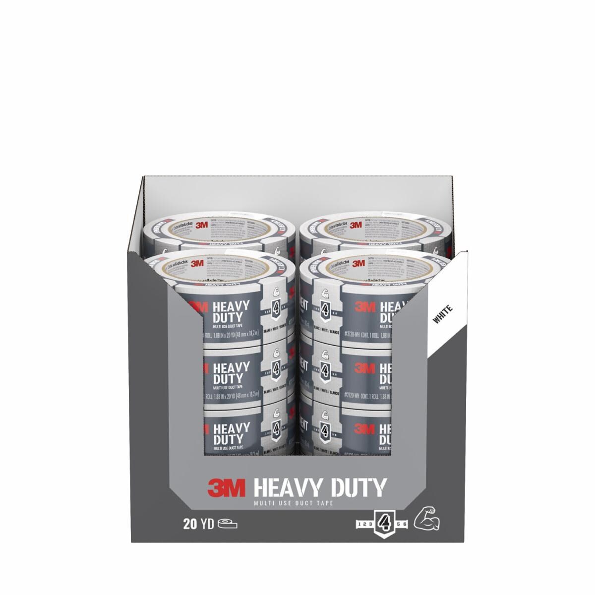 ™ Heavy Duty Duct Tape White 2120-WH