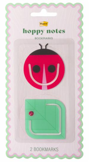 Post-it Bookmark Set EAS26-BM-2, Red-Black, 2.5 x 2.25 in (63 x 57 mm)image