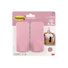 Command™ 10 lb X-Large Hook 17010BS-2EF, Blossom, 2 hooks, 4 strips/pack, LTO