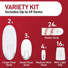 Command™ Bplus party kit package contents e-commerce image