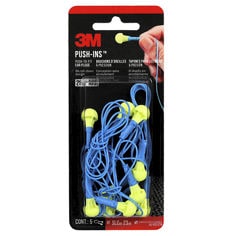 3M Push-ins Earplugs, 318-1001, In Package
