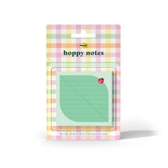 Post it®, Hoppy Notes EAS26-HN-1, leaf cfip, JPG file, cute sticky notes, swoon worthy stationary, easter collection, no surface damage, sustainable recyclable notes.