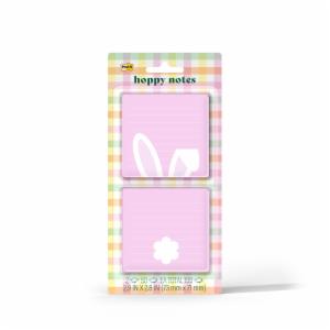 Post-it Square Note Pink-White EAS26-HN2-1, 2.9inx2.8in (73.6mmx71mm), 2 pads,100 sheets total, 100% PEFC, SGSCH-PEFC-COC-110078image