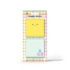 Post it®, hoppy notes EAS26-HN2-2, chick egg cfip, JPG file, cute sticky notes, swoon worthy stationary, easter collection, no surface damage, sustainable recyclable notes.
