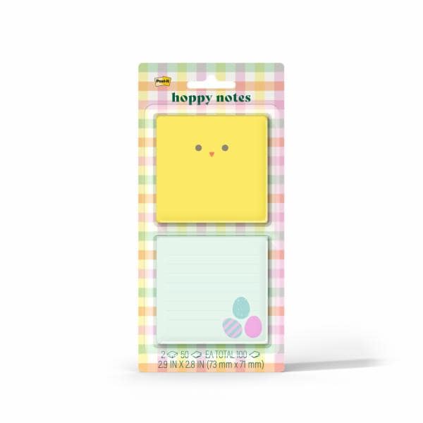 Post-it Square Note Yellow-White EAS26-HN2-2