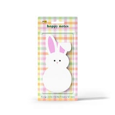 Post it®, Hoppy Notes EAS26-HN-5, bunny cfip, JPG file, cute sticky notes, swoon worthy stationary, easter collection, no surface damage, sustainable recyclable notes.